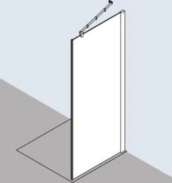 Kermi Pasa XP Seitenwand PXTWD100201AK 100x200cm, Silber Mattglanz, ESG Klar, Auf Duschwanne -VIEGA Verkäufe Kermi Pasa XP Seitenwand PXTWD100201AK 100x200cm silber mattglanz ESG klar auf Duschwanne 3