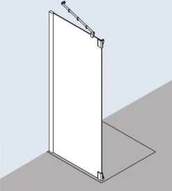 Kermi Pasa XP Seitenwand F Pendeltür 1-fl. Und Festfeld PXTFL100201YK 100x200cm, Silber Matt, ESG SR OpacoClean, Links, Auf Duschwanne -VIEGA Verkäufe Kermi Pasa XP Seitenwand f Pendeltuer 1 fl. und Festfeld PXTFL100201YK 100x200cm silber matt ESG SR OpacoClean links auf Duschwanne 2