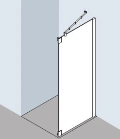 Kermi Pasa XP Seitenwand F Pendeltür 1-fl. Und Festfeld PXTFL100201YK 100x200cm, Silber Matt, ESG SR OpacoClean, Links, Auf Duschwanne -VIEGA Verkäufe Kermi Pasa XP Seitenwand f Pendeltuer 1 fl. und Festfeld PXTFL100201YK 100x200cm silber matt ESG SR OpacoClean links auf Duschwanne 3