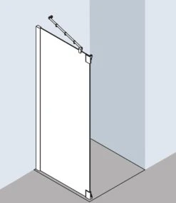 Kermi Pasa XP Seitenwand F Pendeltür 1-fl. Und Festfeld PXTFL12020VPK 120x200cm, Silber Hochglanz, ESG Klar Clean, Links, Auf Duschwanne -VIEGA Verkäufe Kermi Pasa XP Seitenwand f Pendeltuer 1 fl. und Festfeld PXTFL12020VPK 120x200cm silber hochglanz ESG klar Clean links auf Duschwanne 2