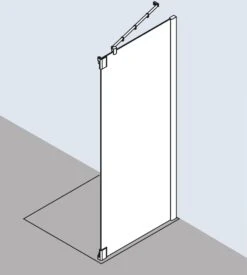 Kermi Pasa XP Seitenwand F Pendeltür 1-fl. Und Festfeld PXTFR090181UK 90x185cm, Silber Mattglanz, ESG SR Opaco, Rechts, Auf Duschwanne -VIEGA Verkäufe Kermi Pasa XP Seitenwand f Pendeltuer 1 fl. und Festfeld PXTFR090181UK 90x185cm silber mattglanz ESG SR Opaco rechts auf Duschwanne 4