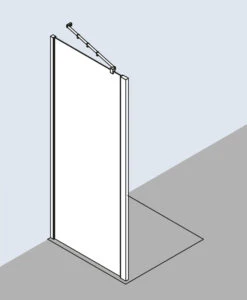 Kermi Raya Seitenwand RATWD07520VPK 75x200cm, ESG Klar KermiClean, Silber Hochglanz -VIEGA Verkäufe Kermi Raya Seitenwand RATWD07520VPK 75x200cm ESG klar KermiClean silber hochglanz 4