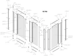 Kermi Vario 2000 Faltwand 2-/1-flügelig V2TS2080142PK 79-81,3x140cm, Weiß, ESG Klar KermiClean 11 Kermi Vario 2000 Faltwand 2-/1-flügelig V2TS2080142PK 79-81,3x140cm, Weiß, ESG Klar KermiClean -VIEGA Verkäufe Kermi Vario 2000 Faltwand 2 1 fluegelig V2TS2080142PK 79 813x140cm weiss ESG klar KermiClean 5