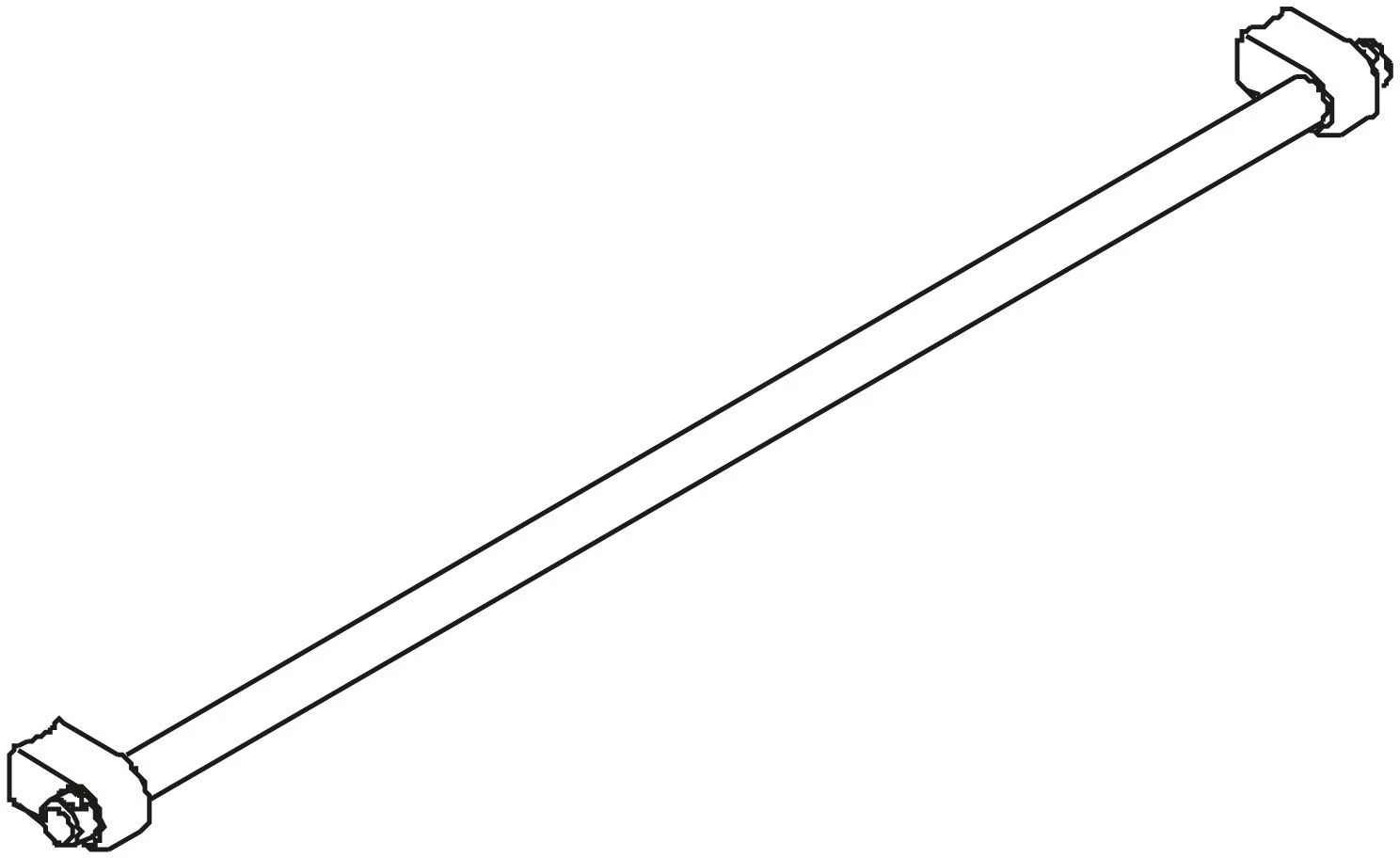 Kermi Vario 2000 Handtuchhalter ZDHHHHOV21002K Weiß, Länge 1000mm, Für Seitenwand 1 Kermi Vario 2000 Handtuchhalter ZDHHHHOV21002K Weiß, Länge 1000mm, Für Seitenwand