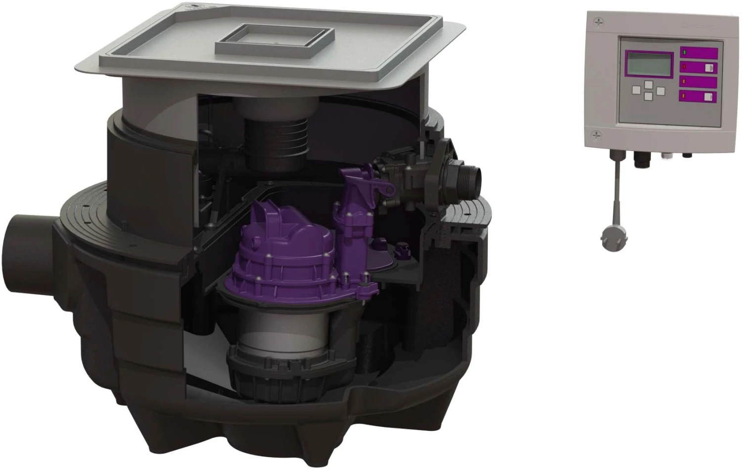 Kessel Aqualift F Hebeanlage 28701X 1 Pumpe, Befliesbare Abdeckung, 230 V, 1000-S3 1 Kessel Aqualift F Hebeanlage 28701X 1 Pumpe, Befliesbare Abdeckung, 230 V, 1000-S3