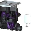 Kessel Pumpfix F Rückstaupumpenanlage 24100X DN 100, L/H 642/394 Mm, Abdeckung/Ablauf Befliesbar, Kunststoff