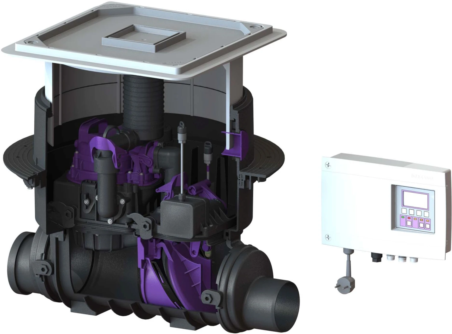 Kessel Pumpfix F Rückstaupumpenanlage 24100X DN 100, L/H 642/394 Mm, Abdeckung/Ablauf Befliesbar, Kunststoff 1 Kessel Pumpfix F Rückstaupumpenanlage 24100X DN 100, L/H 642/394 Mm, Abdeckung/Ablauf Befliesbar, Kunststoff