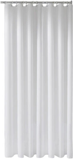 Keuco Duschvorhang Plan Uni 14943000330 300 X 180 Cm, 16 Ösen, Lichtgrau
