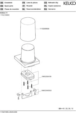 Keuco Edition 11 Lotionspender 11152059000 Nickel Gebürstet -VIEGA Verkäufe Keuco Edition 11 Lotionspender 11152059000 Nickel gebuerstet 2