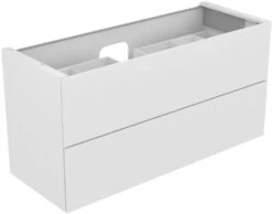 Keuco Edition 11 Unterschrank 31362140000 140 X 70 X 53,5 Cm, Lack Seidenmatt Trüffel