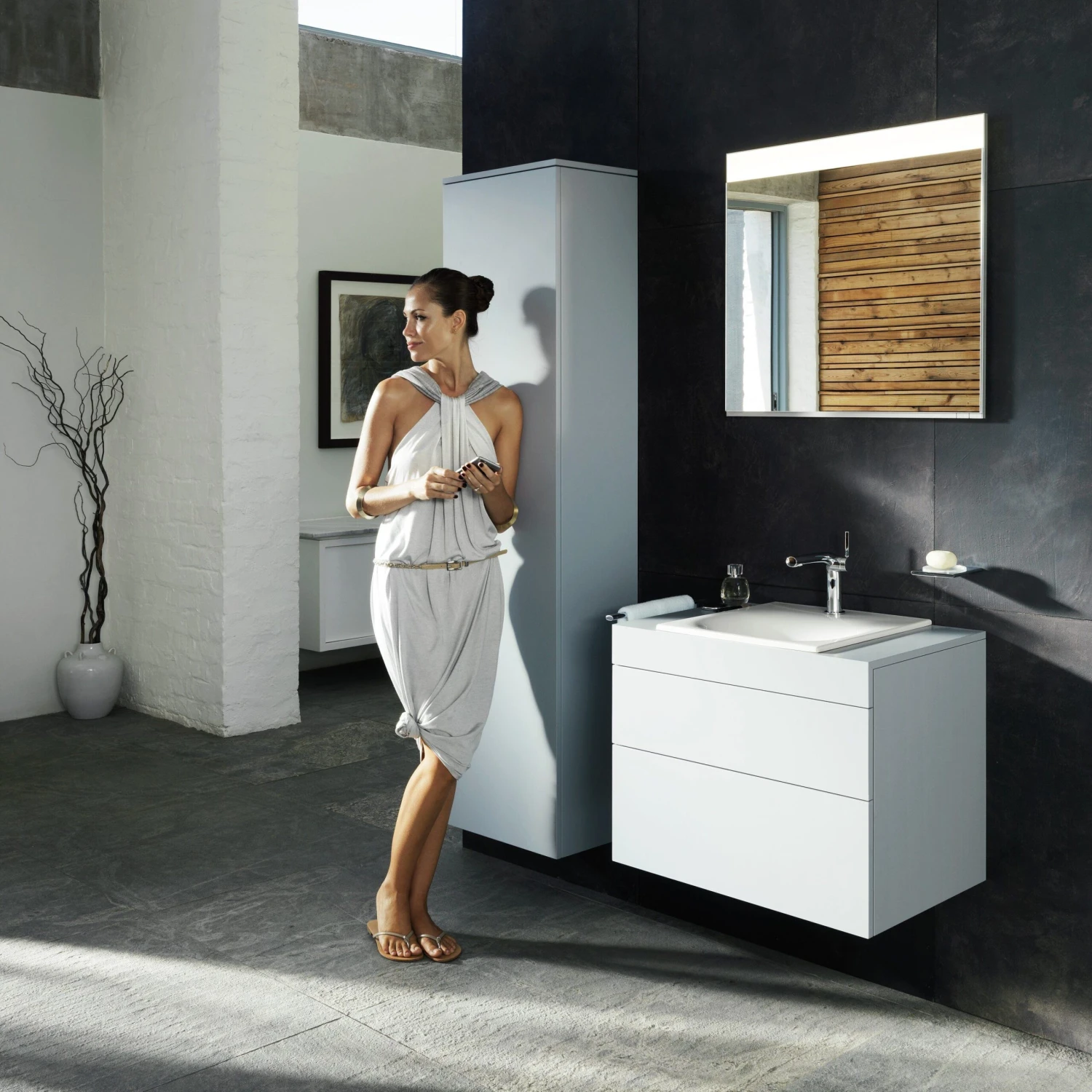 Keuco Edition 400 Lichtspiegel 11596171501 710x650x33mm, LED-Beleuchtung Und Spiegelheizung 2 Keuco Edition 400 Lichtspiegel 11596171501 710x650x33mm, LED-Beleuchtung Und Spiegelheizung – Bild 2