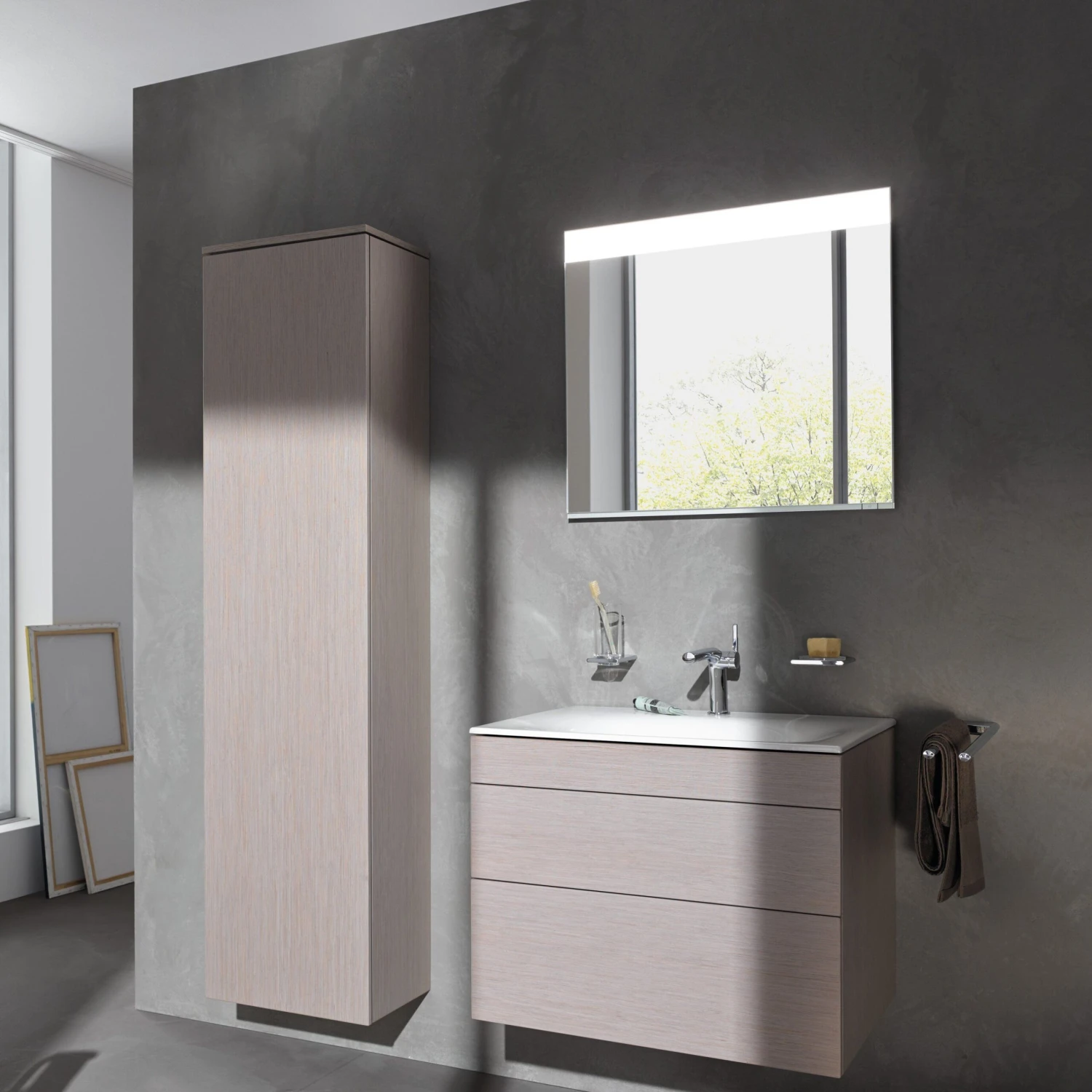 Keuco Edition 400 Lichtspiegel 11596171501 710x650x33mm, LED-Beleuchtung Und Spiegelheizung 3 Keuco Edition 400 Lichtspiegel 11596171501 710x650x33mm, LED-Beleuchtung Und Spiegelheizung – Bild 3