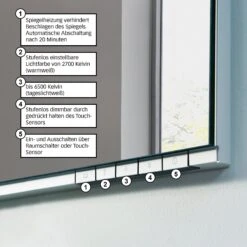 Keuco Edition 400 Lichtspiegel 11596171501 710x650x33mm, LED-Beleuchtung Und Spiegelheizung 18 Keuco Edition 400 Lichtspiegel 11596171501 710x650x33mm, LED-Beleuchtung Und Spiegelheizung -VIEGA Verkäufe Keuco Edition 400 Lichtspiegel 11596171501 710x650x33mm LED Beleuchtung und Spiegelheizung 8