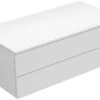 Keuco Edition 400 Sideboard Blanc/cachemir 105x38,2x53,5cm, 2 Auszüge, Eiche Anthrazit