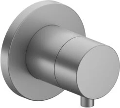 Keuco Ixmo Fertigmontageset 59541171001 Aluminium-finish, Unterputz-Absperrventil, Griff Comfort, Rund