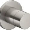 Keuco Ixmo Fertigmontageset 59548070001 Unterputz-3-Wege-Umstellventil, Griff Pure, Rund, Edelstahl-finish