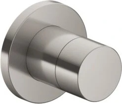 Keuco Ixmo Fertigmontageset 59548070001 Unterputz-3-Wege-Umstellventil, Griff Pure, Rund, Edelstahl-finish