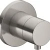 Keuco Ixmo Fertigmontageset 59556071001 Unterputz-2-Wege Umstellventil, Griff Comfort, Rund, Edelstahl-finish