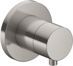 Keuco Ixmo Fertigmontageset 59556071001 Unterputz-2-Wege Umstellventil, Griff Comfort, Rund, Edelstahl-finish