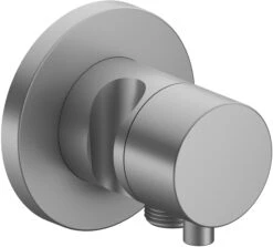 Keuco Ixmo Fertigmontageset 59556171201 Unterputz-2-Wege-Umstellventil, Brausehalter, Griff Comfort, Rund, Aluminium-finish