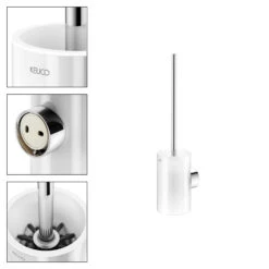 Keuco Reva Toilettenbürstengarnitur 12864019000 Verchromt, Wandmodell -VIEGA Verkäufe Keuco Reva Toilettenbuerstengarnitur 12864019000 verchromt Wandmodell 3