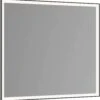 Keuco Royal Lumos Lichtspiegel 14598132003 700x650x60mm, 41+50 Watt, Schwarz-eloxiert, Spiegelheizung