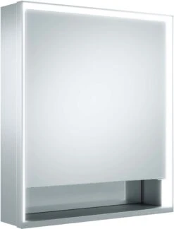 Keuco Royal Lumos Spiegelschrank 14301171201, 650x735x165mm, Anschlag Links, LED-Beleuchtung