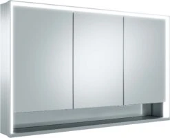 Keuco Royal Lumos Spiegelschrank 14305171303 1200x735x165mm, 65 Watt, 3 Türen, Wandvorbau