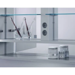 Keuco Royal Lumos Spiegelschrank 14307172301 Wandvorbau, Silber-eloxiert, Verdecktes Ablagefach, 700 X 735 X 165 Mm -VIEGA Verkäufe Keuco Royal Lumos Spiegelschrank 14307172301 Wandvorbau silber eloxiert verdecktes Ablagefach 700 x 735 x 165 mm 9