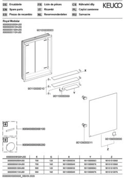 Keuco Royal Modular 2.0 Spiegelschrank 800000050100100 500 X 700 X 160 Mm, 1 Steckdose, Wandeinbau, Links -VIEGA Verkäufe Keuco Royal Modular 2.0 Spiegelschrank 800000050100100 500 x 700 x 160 mm 1 Steckdose Wandeinbau links 2