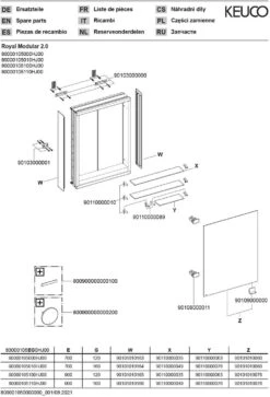Keuco Royal Modular 2.0 Spiegelschrank 800001050100100 500 X 700 X 160 Mm, 1 Steckdose, Wandvorbau, Links -VIEGA Verkäufe Keuco Royal Modular 2.0 Spiegelschrank 800001050100100 500 x 700 x 160 mm 1 Steckdose Wandvorbau links 2