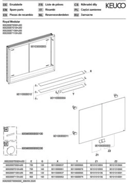 Keuco Royal Modular 2.0 Spiegelschrank 800200070000200 700 X 700 X 120 Mm, 2 Steckdosen, Wandeinbau, 2-türig -VIEGA Verkäufe Keuco Royal Modular 2.0 Spiegelschrank 800200070000200 700 x 700 x 120 mm 2 Steckdosen Wandeinbau 2 tuerig 2