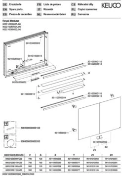 Keuco Royal Modular 2.0 Spiegelschrank 800210060000200 600 X 700 X 120 Mm, 2 Steckdosen, Wandeinbau, 2-türig -VIEGA Verkäufe Keuco Royal Modular 2.0 Spiegelschrank 800210060000200 600 x 700 x 120 mm 2 Steckdosen Wandeinbau 2 tuerig 2