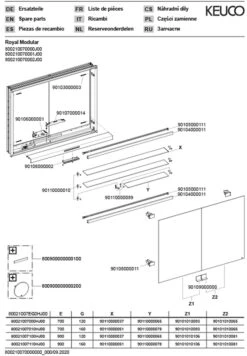 Keuco Royal Modular 2.0 Spiegelschrank 800210071000300 700 X 900 X 120 Mm, 1 Steckdose, 1 Doppel-USB-Ladestelle, Wandeinbau, 2-türig -VIEGA Verkäufe Keuco Royal Modular 2.0 Spiegelschrank 800210071000300 700 x 900 x 120 mm 1 Steckdose 1 Doppel USB Ladestelle Wandeinbau 2 tuerig 2