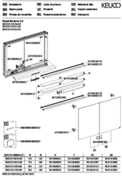 Keuco Royal Modular 2.0 Spiegelschrank 800210110100300 1100 X 700 X 160 Mm, 1 Steckdose, 1 Doppel-USB-Ladestelle, Wandeinbau, 2-türig -VIEGA Verkäufe Keuco Royal Modular 2.0 Spiegelschrank 800210110100300 1100 x 700 x 160 mm 1 Steckdose 1 Doppel USB Ladestelle Wandeinbau 2 tuerig 2