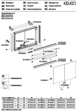Keuco Royal Modular 2.0 Spiegelschrank 800211000100300 1050 X 700 X 160 Mm, 1 Steckdose, 1 Doppel-USB-Ladestelle, Wandvorbau, 2-türig -VIEGA Verkäufe Keuco Royal Modular 2.0 Spiegelschrank 800211000100300 1050 x 700 x 160 mm 1 Steckdose 1 Doppel USB Ladestelle Wandvorbau 2 tuerig 2
