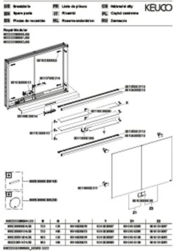 Keuco Royal Modular 2.0 Spiegelschrank 800220090000200 900 X 700 X 120 Mm, 2 Steckdosen, Wandeinbau, 2-türig, DALI -VIEGA Verkäufe Keuco Royal Modular 2.0 Spiegelschrank 800220090000200 900 x 700 x 120 mm 2 Steckdosen Wandeinbau 2 tuerig DALI 2