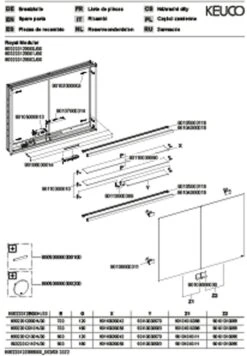 Keuco Royal Modular 2.0 Spiegelschrank 800220120100000 1200 X 700 X 160 Mm, Ohne Steckdose, Wandeinbau, 2-türig, DALI -VIEGA Verkäufe Keuco Royal Modular 2.0 Spiegelschrank 800220120100000 1200 x 700 x 160 mm ohne Steckdose Wandeinbau 2 tuerig DALI 2