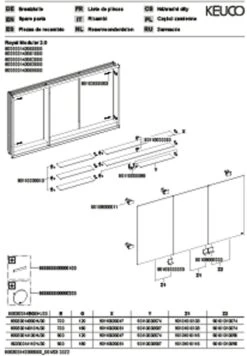 Keuco Royal Modular 2.0 Spiegelschrank 800300141000300 1400 X 900 X 120 Mm, 1 Steckdose, 1 Doppel-USB-Ladestelle, Wandeinbau, 3-türig 5 Keuco Royal Modular 2.0 Spiegelschrank 800300141000300 1400 X 900 X 120 Mm, 1 Steckdose, 1 Doppel-USB-Ladestelle, Wandeinbau, 3-türig -VIEGA Verkäufe Keuco Royal Modular 2.0 Spiegelschrank 800300141000300 1400 x 900 x 120 mm 1 Steckdose 1 Doppel USB Ladestelle Wandeinbau 3 tuerig 2