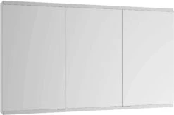 Keuco Royal Modular 2.0 Spiegelschrank 800301091100300 900 X 900 X 160 Mm, 1 Steckdose, 1 Doppel-USB-Ladestelle, Wandvorbau, 3-türig
