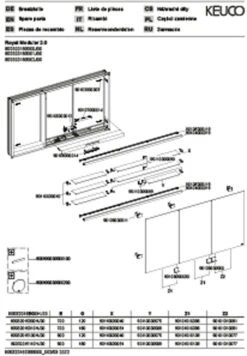 Keuco Royal Modular 2.0 Spiegelschrank 800320150100300 1500 X 700 X 160 Mm, 1 Steckdose, 1 Doppel-USB-Ladestelle, Wandeinbau, 3-türig, DALI -VIEGA Verkäufe Keuco Royal Modular 2.0 Spiegelschrank 800320150100300 1500 x 700 x 160 mm 1 Steckdose 1 Doppel USB Ladestelle Wandeinbau 3 tuerig DALI 2