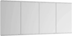 Keuco Royal Modular 2.0 Spiegelschrank 800400191000400 1900 X 900 X 120 Mm, 4 Steckdosen, Wandeinbau, 4-türig