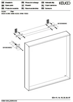 Keuco X-Line Kristallspiegel 33295292000 Unbeleuchtet, Inox, 650x700x105mm -VIEGA Verkäufe Keuco X Line Kristallspiegel 33295292000 unbeleuchtet Inox 650x700x105mm 2