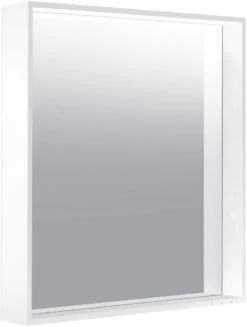 Keuco X-Line Lichtspiegel 33296112000 Beleuchtet, Anthrazit, 650x700x105mm