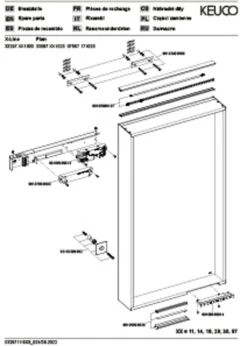 Keuco X-Line Lichtspiegel 33297111003 460x850x105mm, 25 Watt, Anthrazit -VIEGA Verkäufe Keuco X Line Lichtspiegel 33297111003 460x850x105mm 25 Watt anthrazit 2