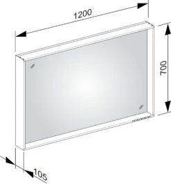 Keuco X-Line Lichtspiegel 33297113500, Anthrazit, 1200x700x105mm, Mit LED-Beleuchtung 8 Keuco X-Line Lichtspiegel 33297113500, Anthrazit, 1200x700x105mm, Mit LED-Beleuchtung -VIEGA Verkäufe Keuco X Line Lichtspiegel 33297113500 Anthrazit 1200x700x105mm mit LED Beleuchtung 3