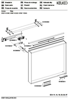 Keuco X-Line Lichtspiegel 33297142503 800x700x105mm, 33 Watt, Trüffel -VIEGA Verkäufe Keuco X Line Lichtspiegel 33297142503 800x700x105mm 33 Watt trueffel 2