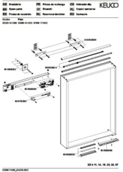 Keuco X-Line Lichtspiegel 33298111500, Anthrazit, 500x700x105mm, LED-Beleuchtung Und Spiegelheizung -VIEGA Verkäufe Keuco X Line Lichtspiegel 33298111500 Anthrazit 500x700x105mm LED Beleuchtung und Spiegelheizung 5