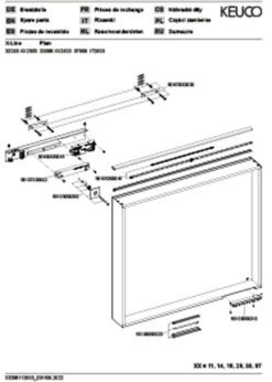 Keuco X-Line Lichtspiegel 33298182503 800x700x105mm, 52+33 Watt, Cashmere, Spiegelheizung -VIEGA Verkäufe Keuco X Line Lichtspiegel 33298182503 800x700x105mm 5233 Watt cashmere Spiegelheizung 2