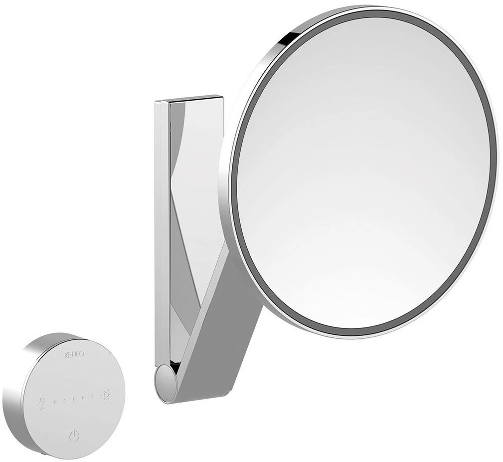 Keuco ILook_move Kosmetikspiegel 17612039002 Beleuchtet, Ø 212 Mm, Bronze Gebürstet, UP-Transformator 1 Keuco ILook_move Kosmetikspiegel 17612039002 Beleuchtet, Ø 212 Mm, Bronze Gebürstet, UP-Transformator